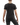 Crew Short Sleeve Shirt, Women, Black, Back-View Model