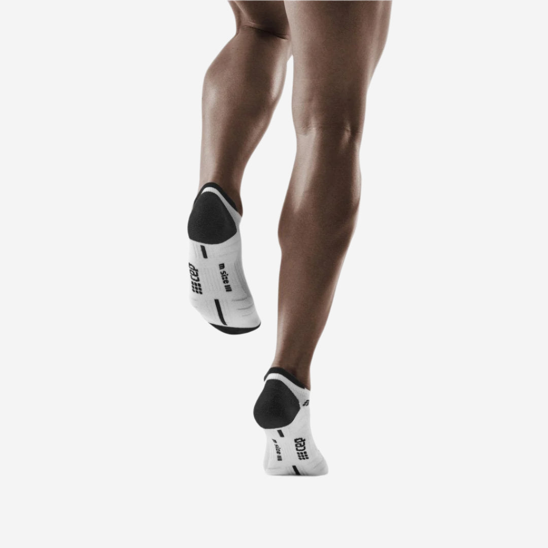 No Show Compression Socks 3.0, Men, White/Dark Grey