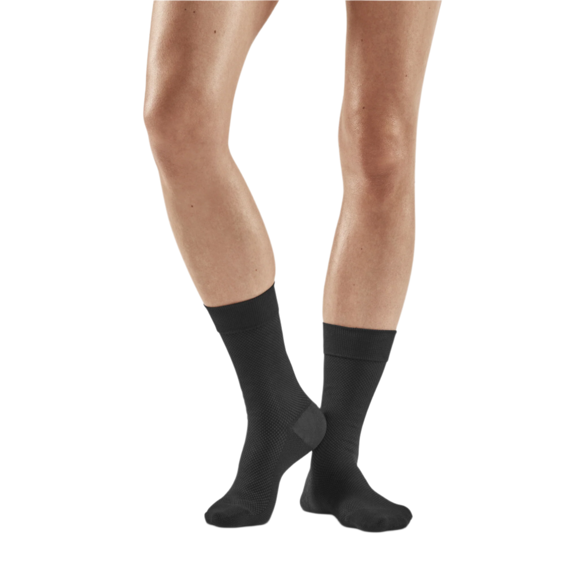 Allday Mid Cut Compression Socks, Women, Black