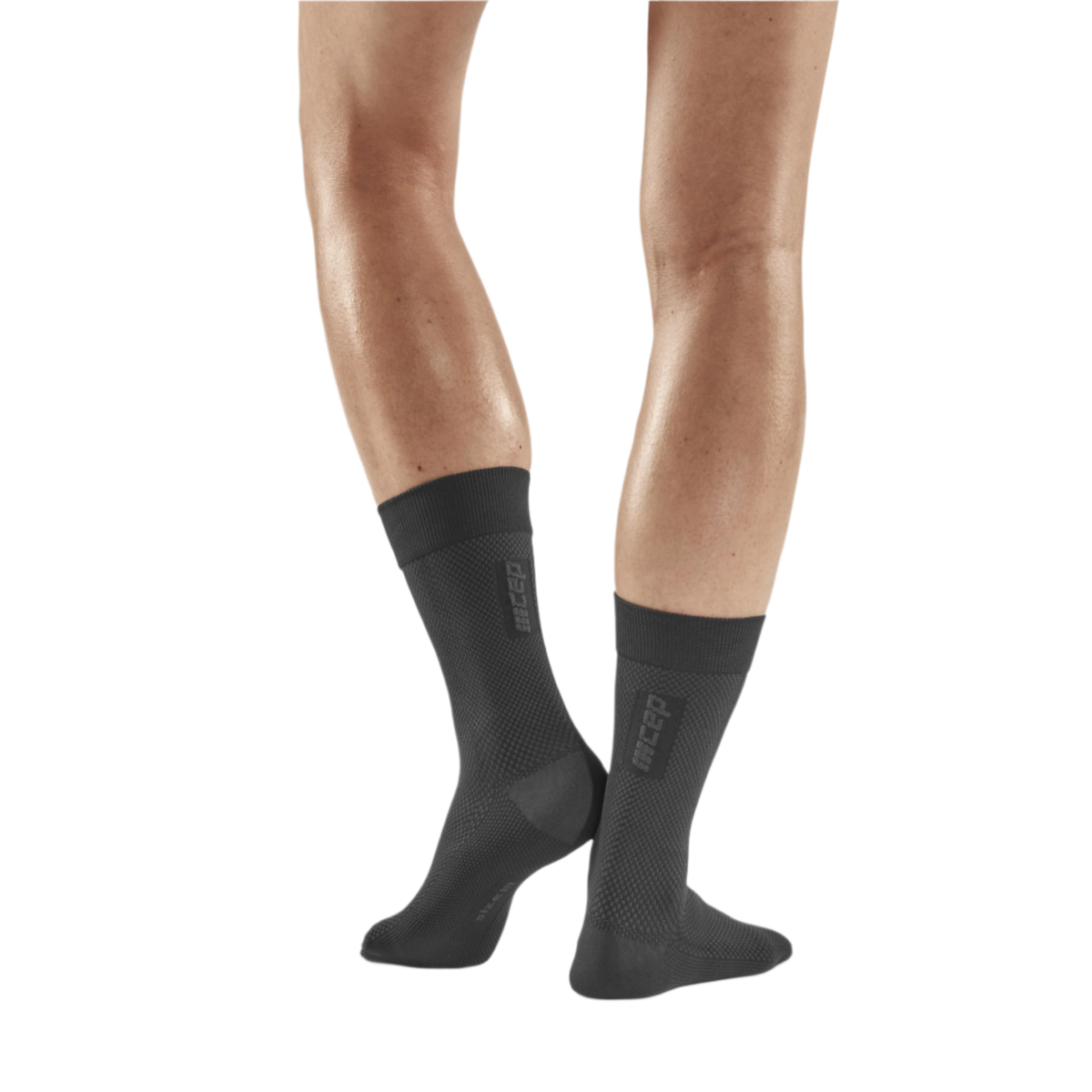 Allday Mid Cut Compression Socks, Women, Dark Grey