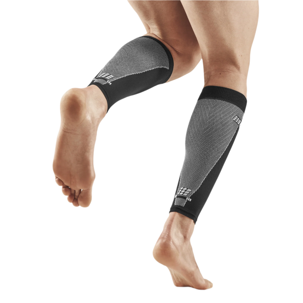 Ultralight Compression Calf Sleeves, Men, Ultralight Black/Grey
