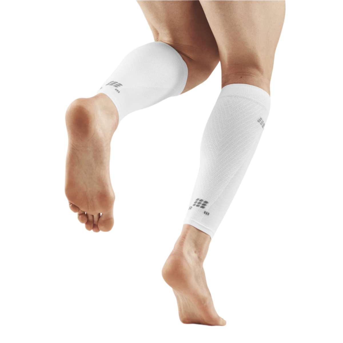 Ultralight Compression Calf Sleeves, Men, Ultralight White