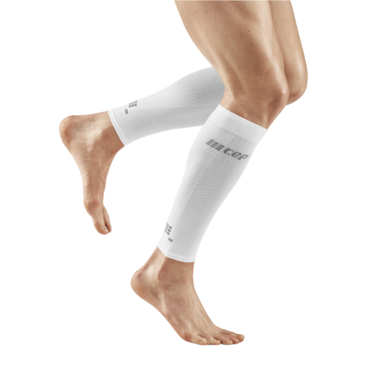 Ultralight Compression Calf Sleeves, Men, Ultralight White