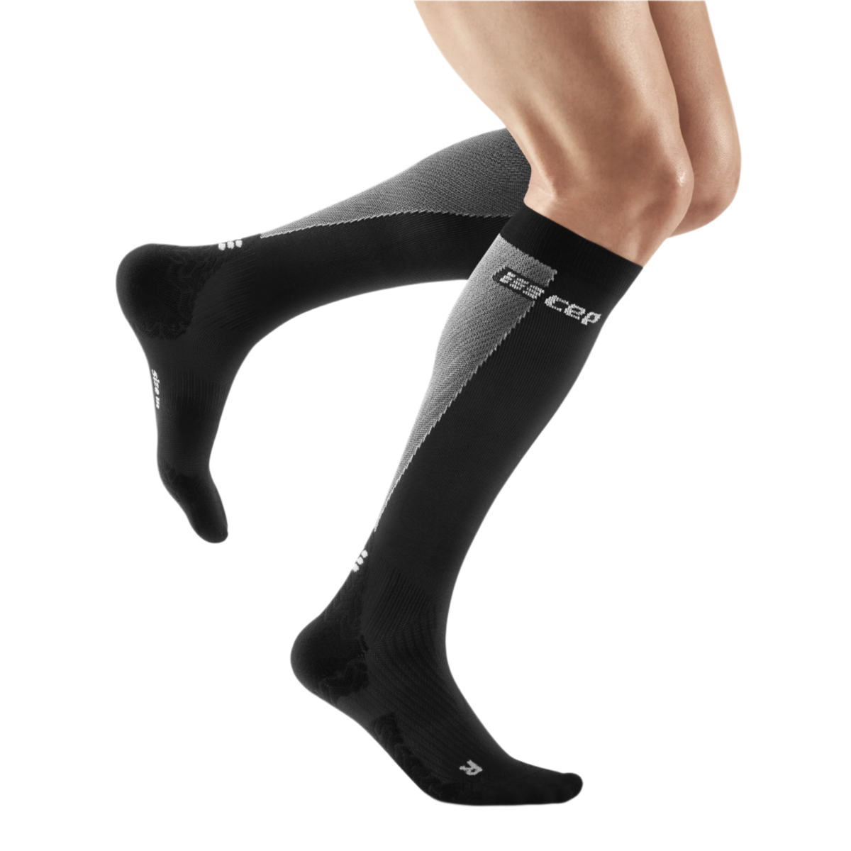 Ultralight Tall Compression Socks, Men, Ultralight Black/Grey