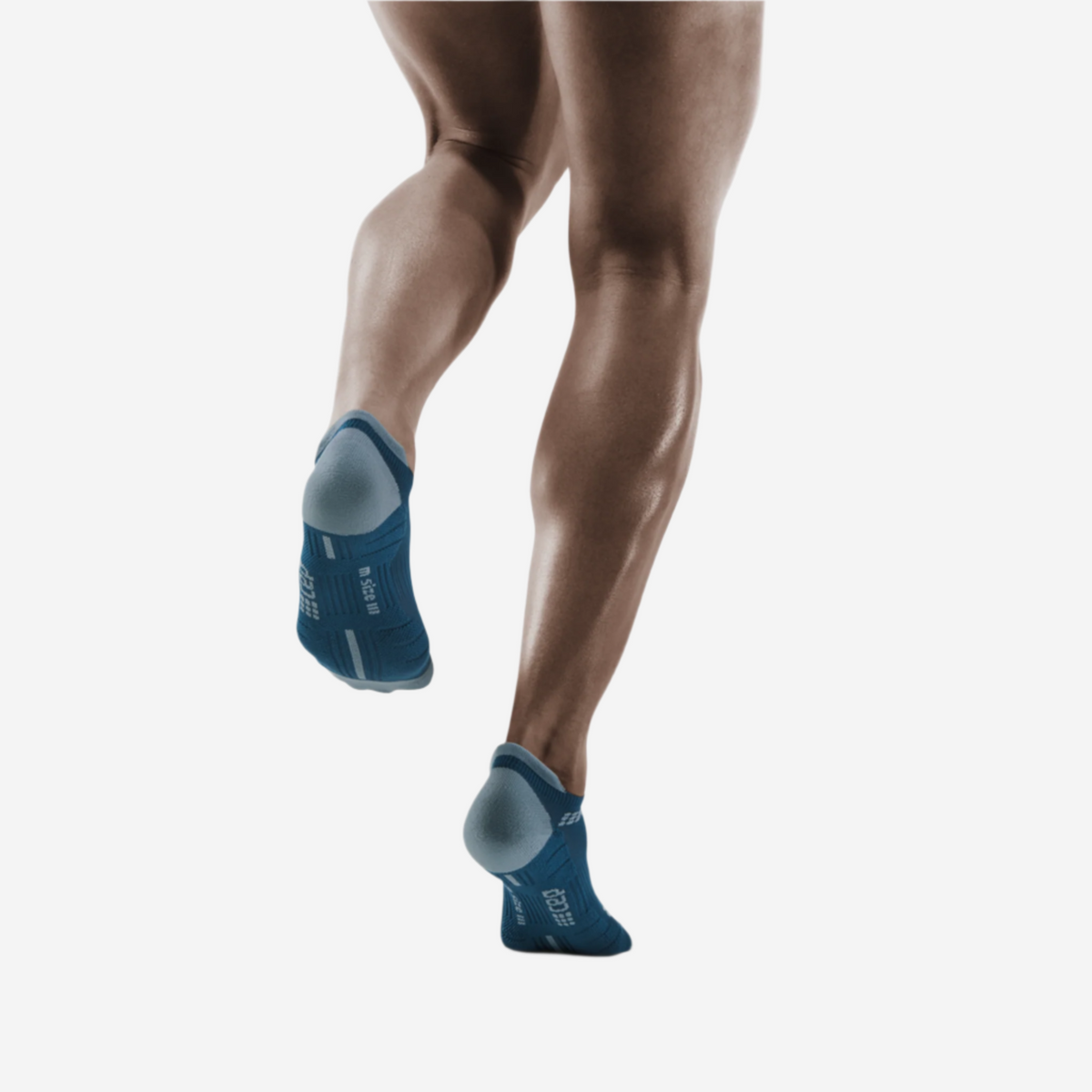 No Show Compression Socks 3.0, Men, Blue/Grey