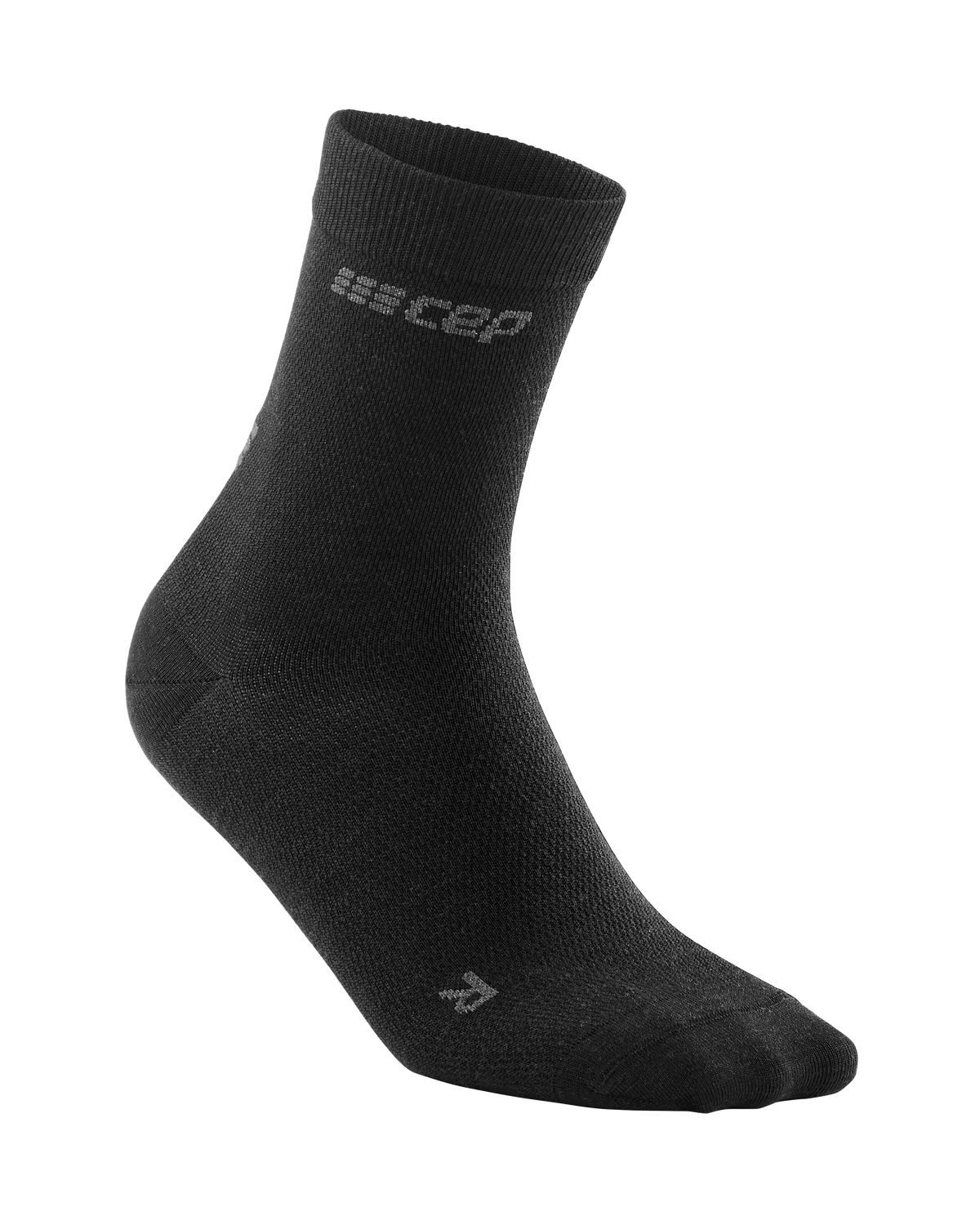 Allday Merino Mid Cut Compression Socks, Men, Anthracite
