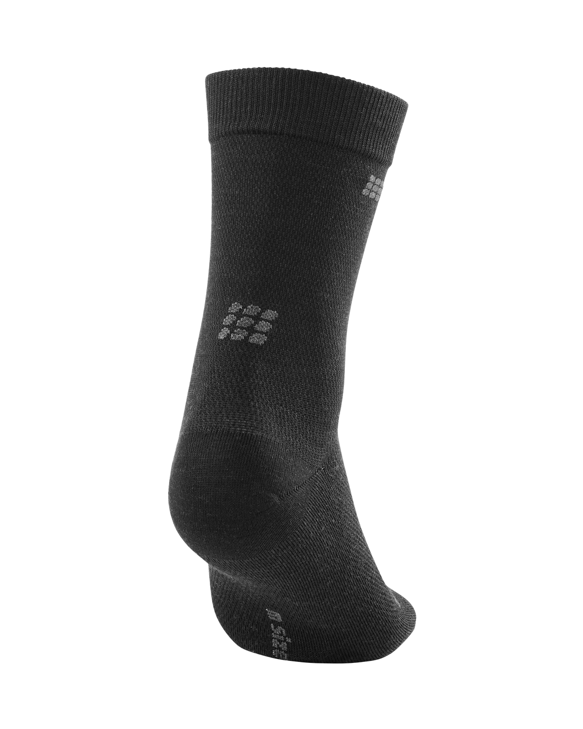Allday Merino Mid Cut Compression Socks, Men, Anthracite