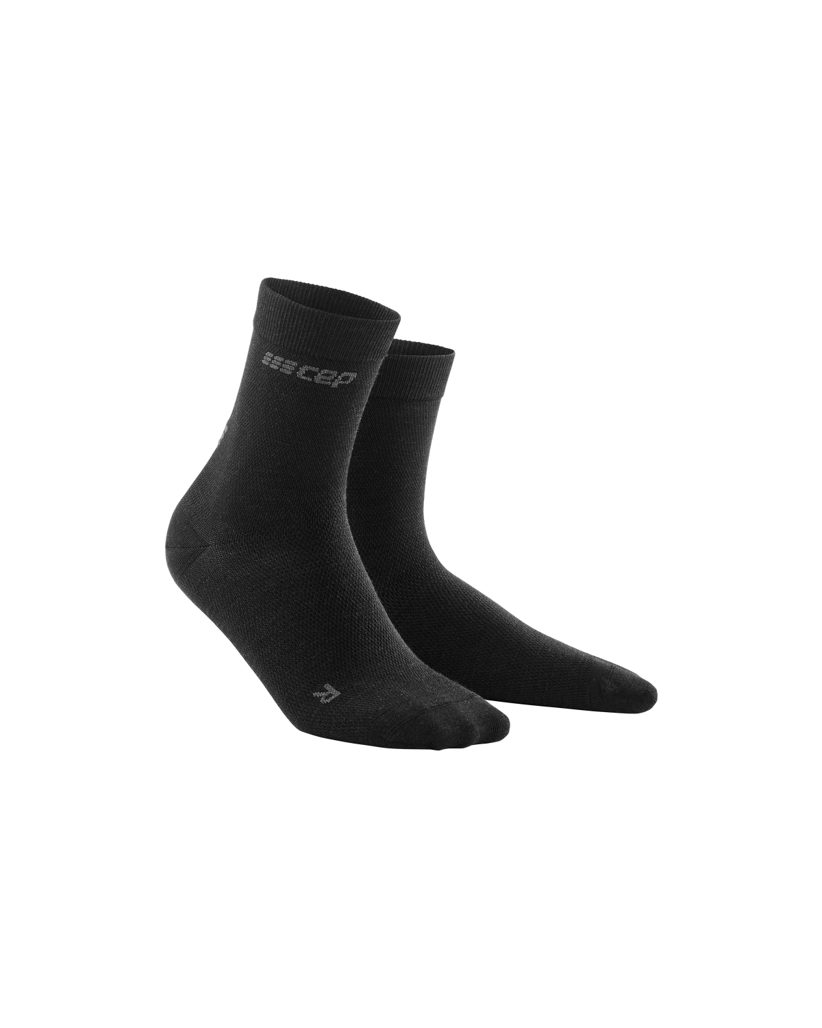 Allday Merino Mid Cut Compression Socks, Men, Anthracite
