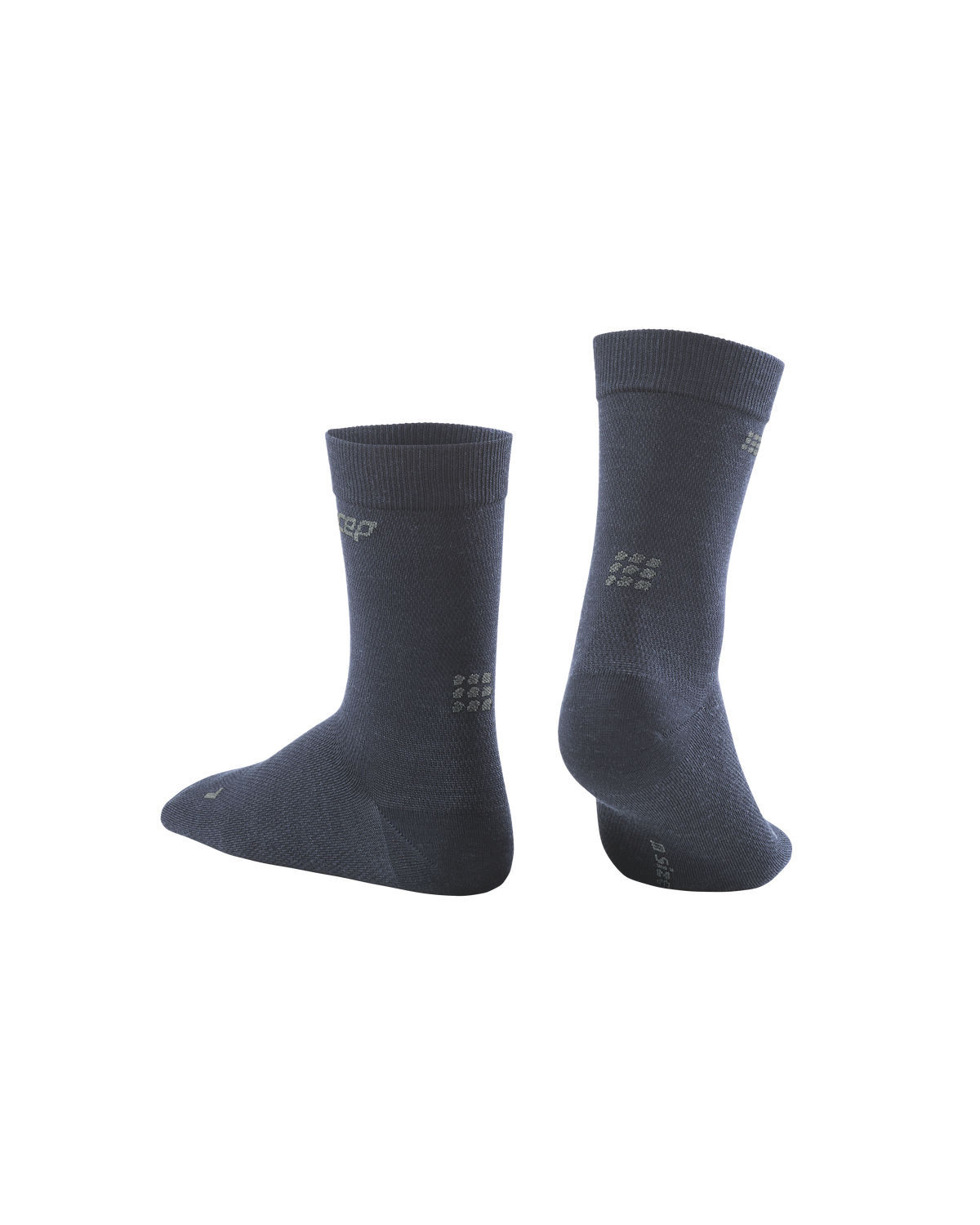 Allday Merino Mid Cut Compression Socks, Men, Dark Blue