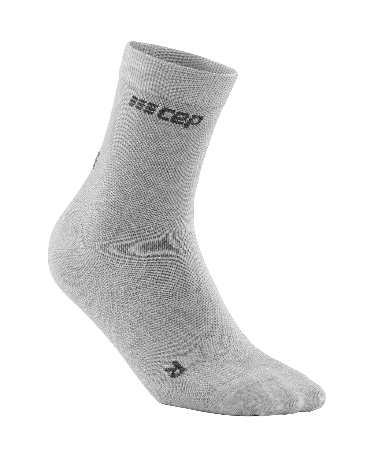 Allday Merino Mid Cut Compression Socks, Men, Light Grey