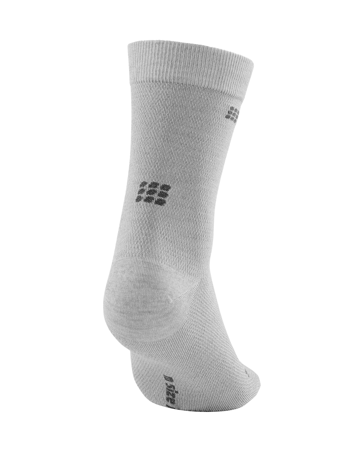 Allday Merino Mid Cut Compression Socks, Men, Light Grey