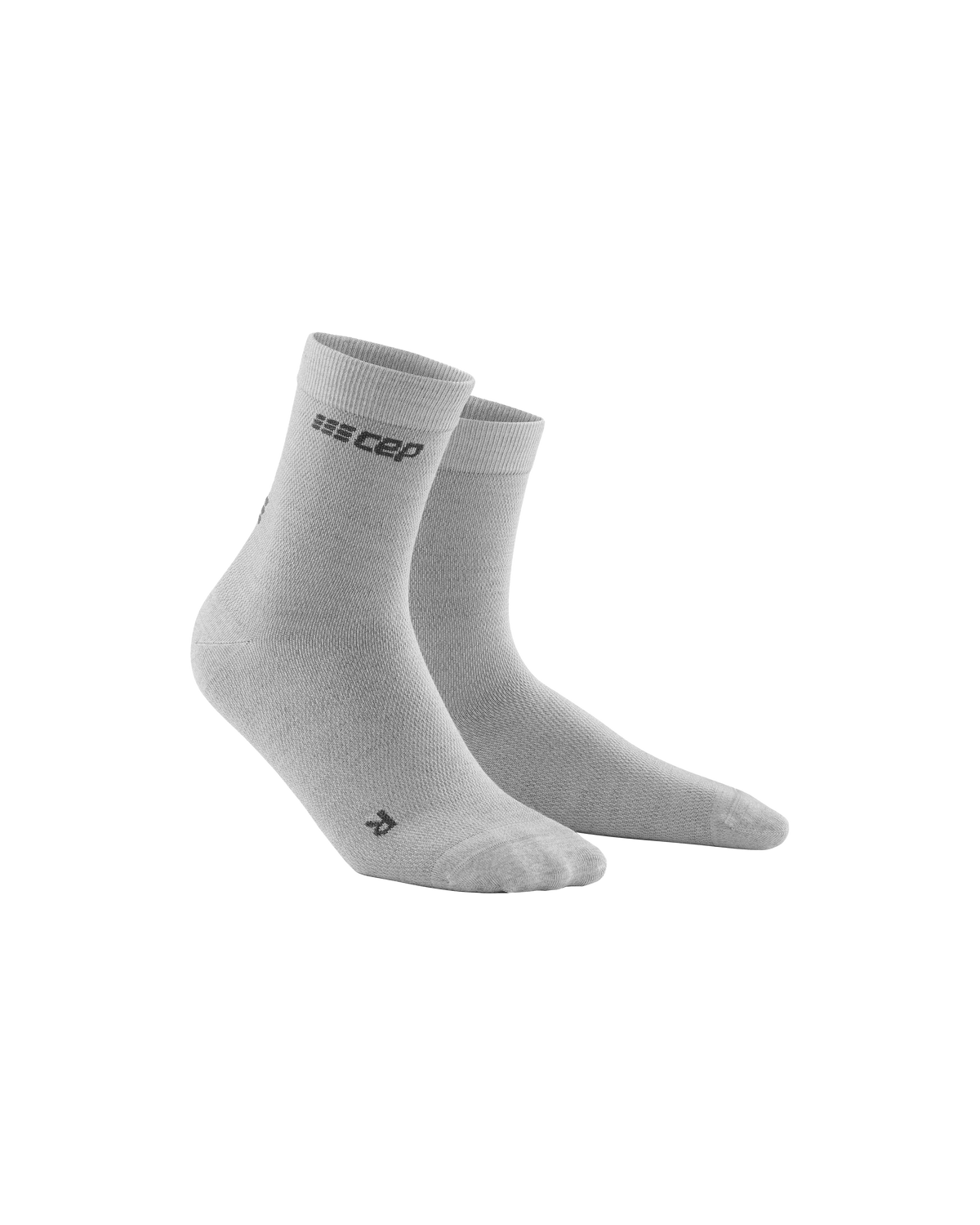 Allday Merino Mid Cut Compression Socks, Men, Light Grey