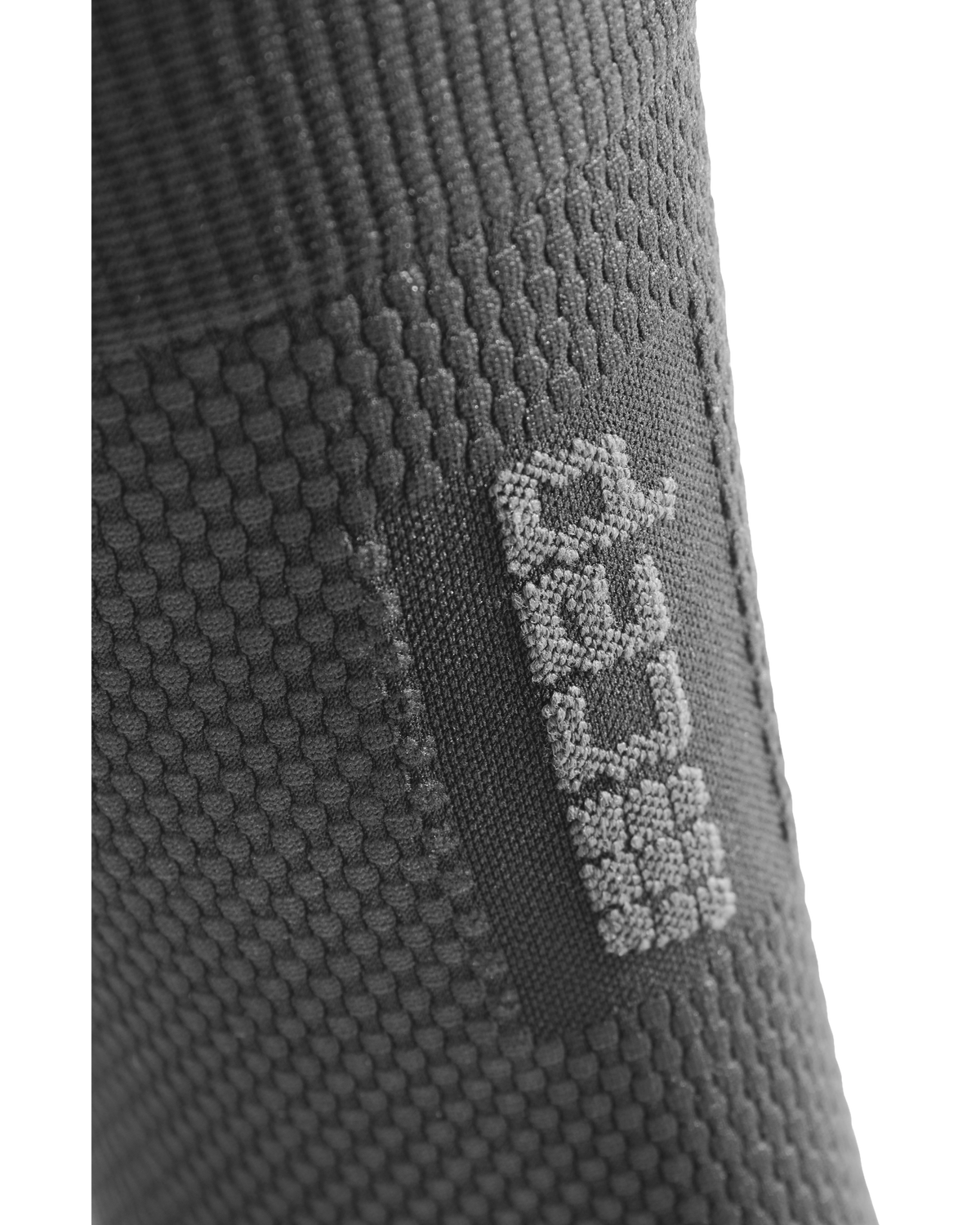 Allday Mid Cut Compression Socks, Women, Dark Grey, close-up detail #detail
