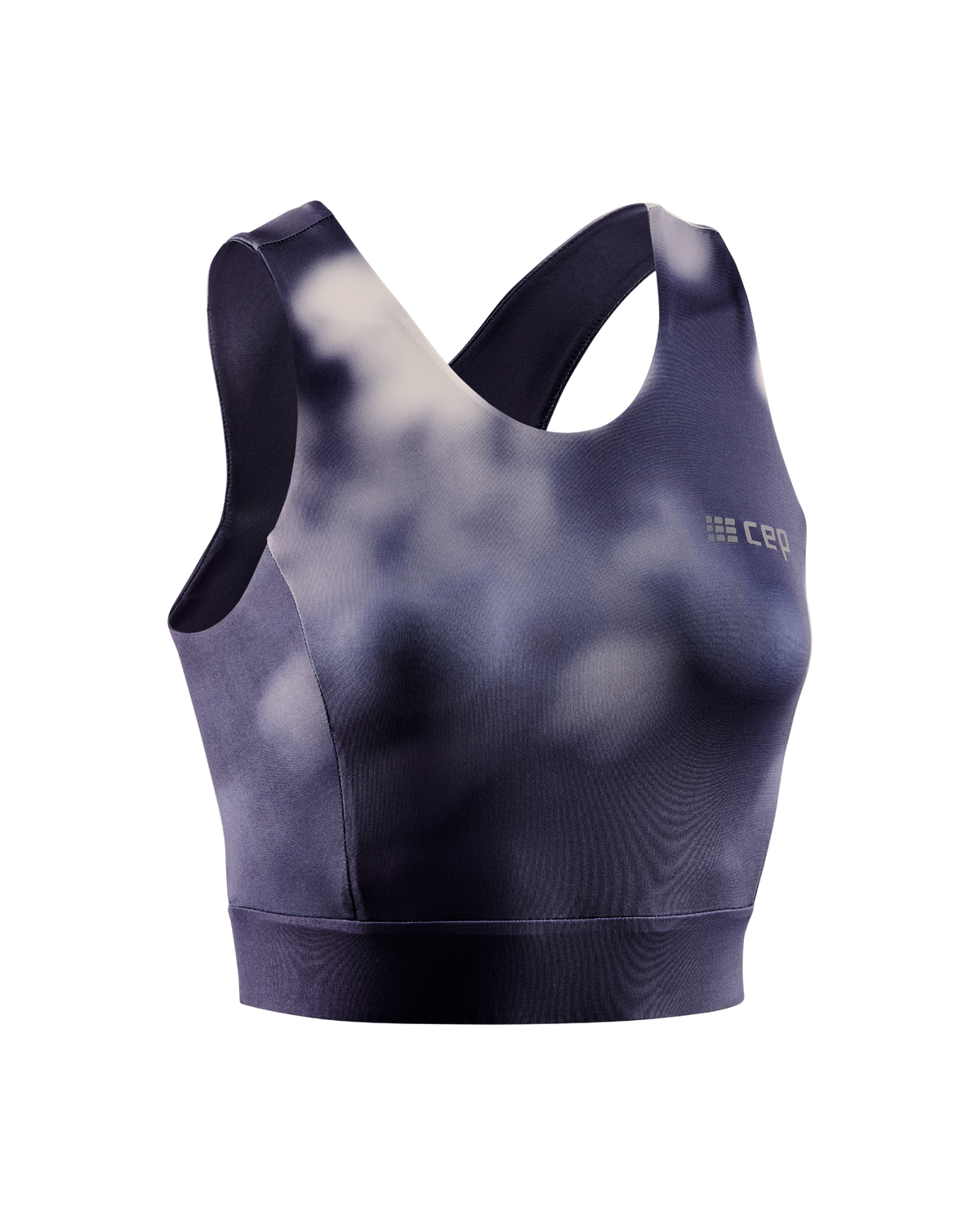 Bloom Crop Top, Women, Blue Bloom