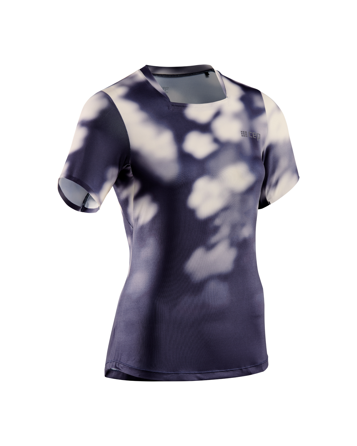 Bloom Short Sleeve Shirt, Women, Blue Bloom