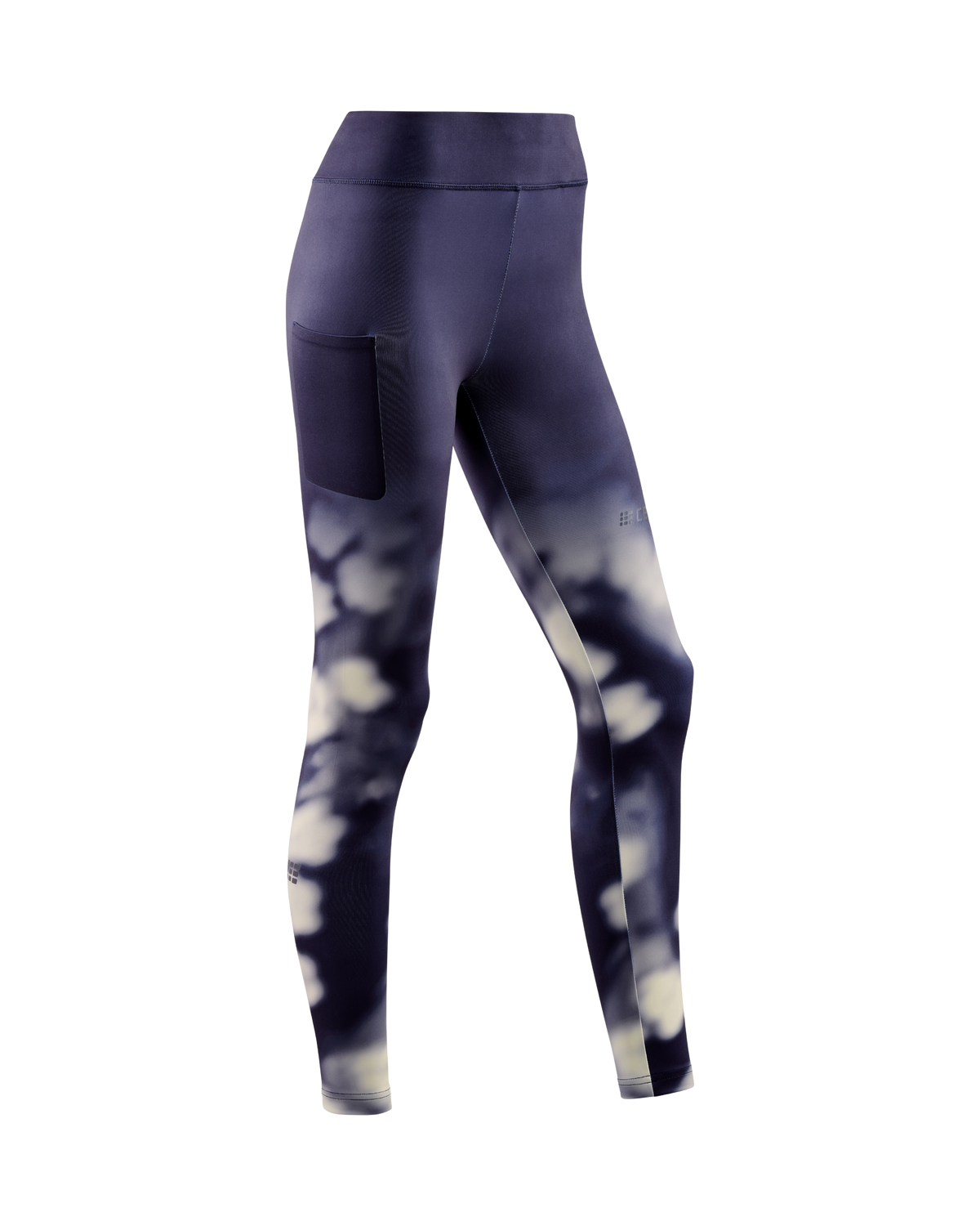 Bloom Tights, Women, Blue Bloom