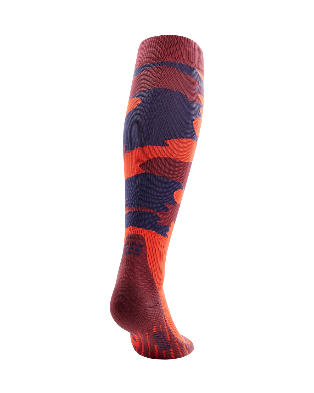 Camocloud Compression Tall Socks, Men, Lava/Peacoat Camo