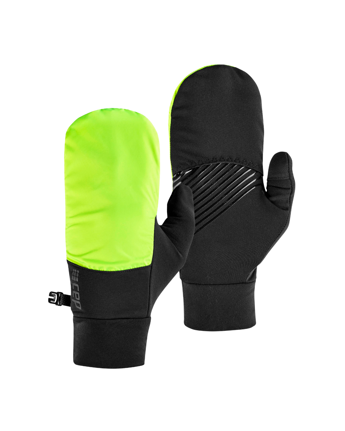 Cold Weather 2-in-1 Gloves, Neon Yellow/Black