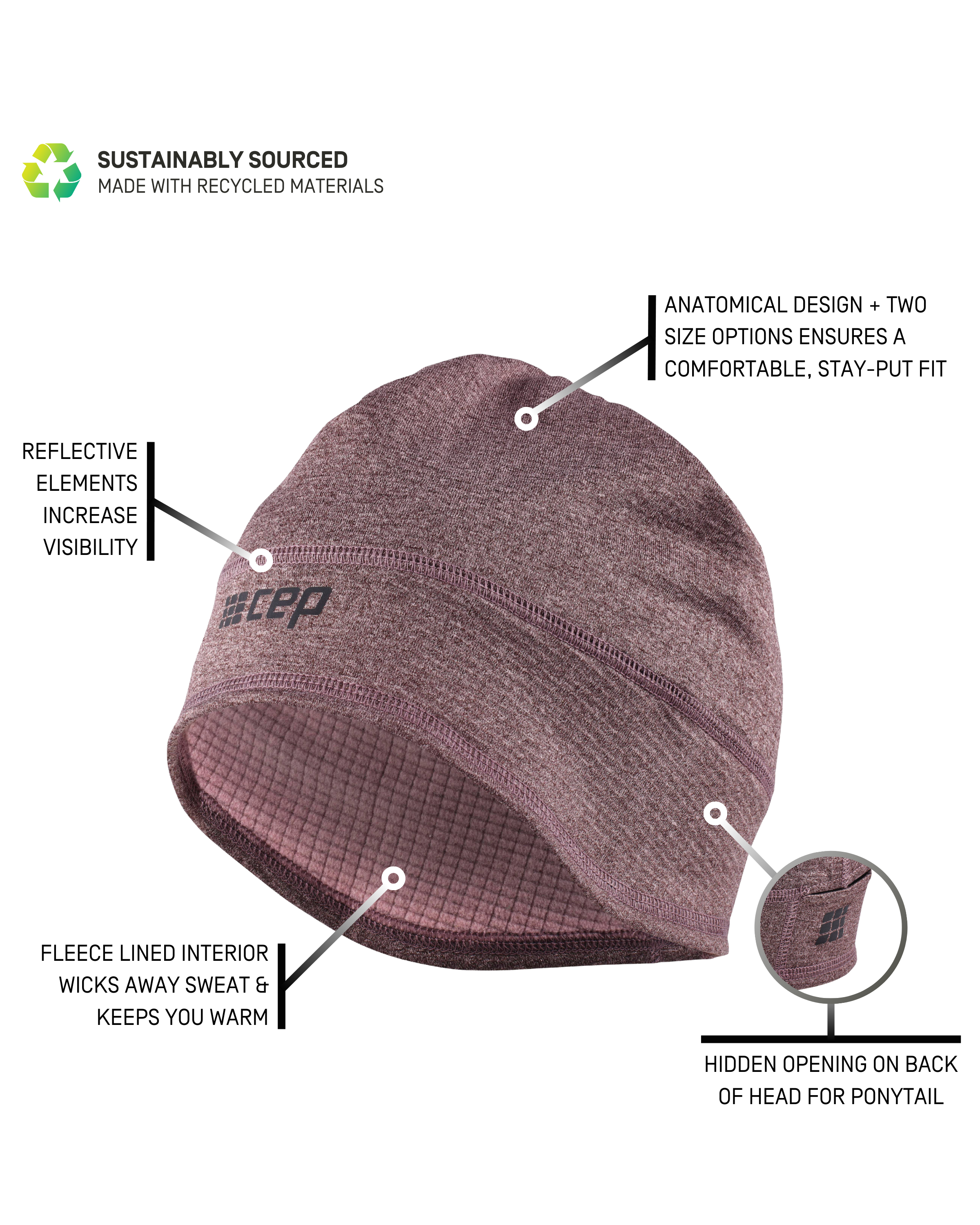 Cold Weather Beanie CEP Athletic Compression Sportswear – CEP