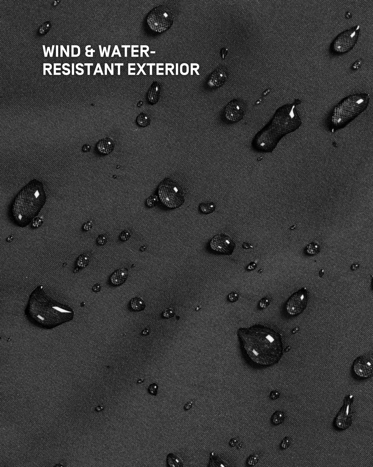 Cold Weather Hybrid Jacket, Men, Black, close-up detail