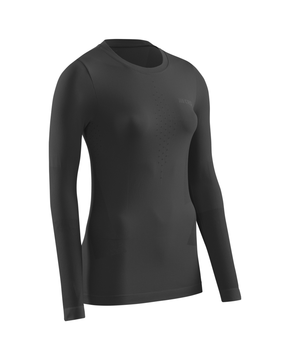 Cold Weather Long Sleeve Base Shirt, Women, Black
