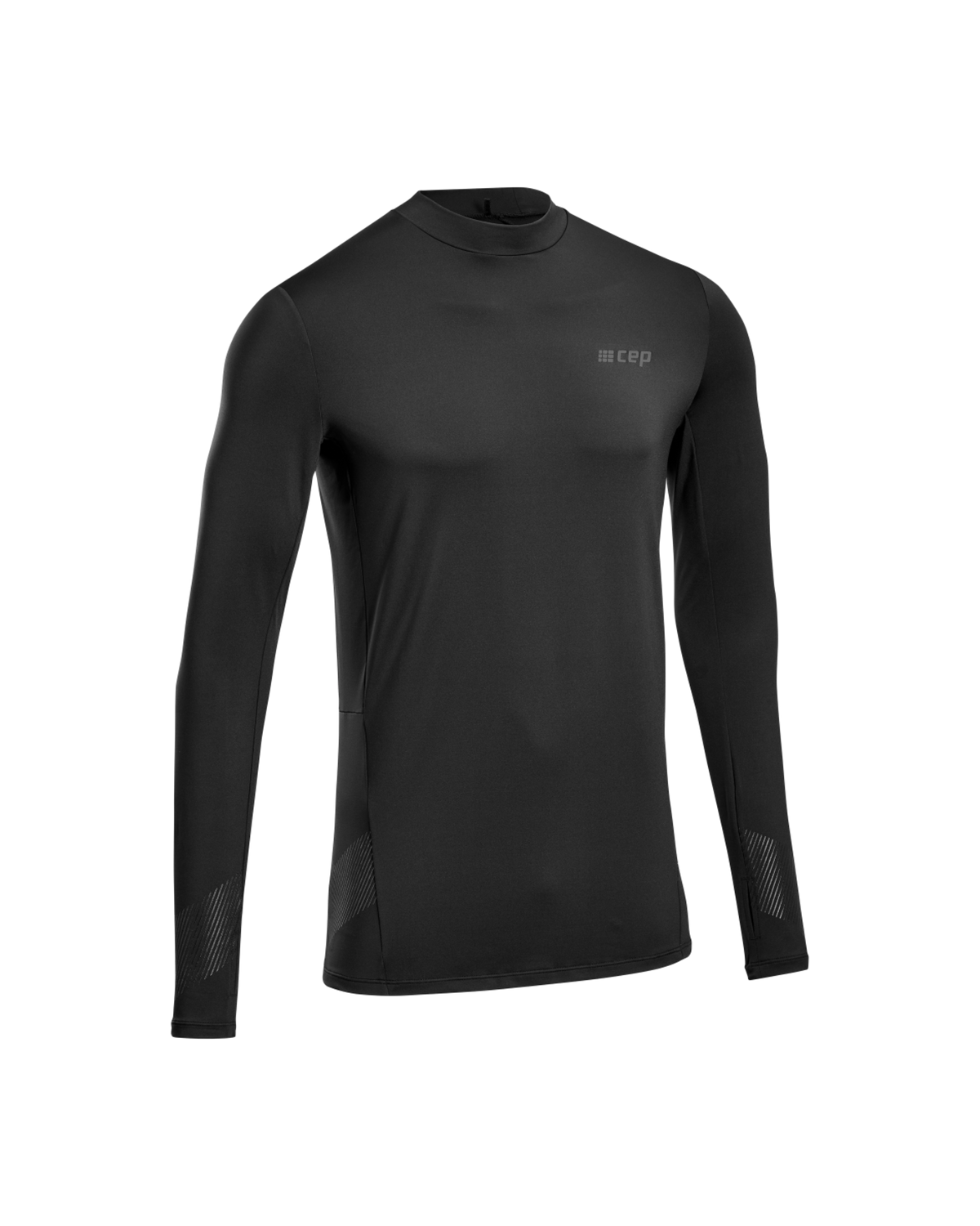 Cold Weather Long Sleeve Shirt, Men, Black
