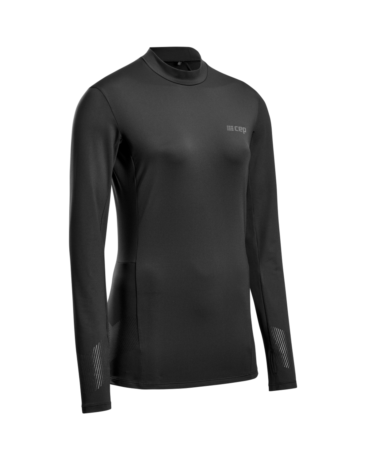 Cold Weather Long Sleeve Shirt, Women, Black