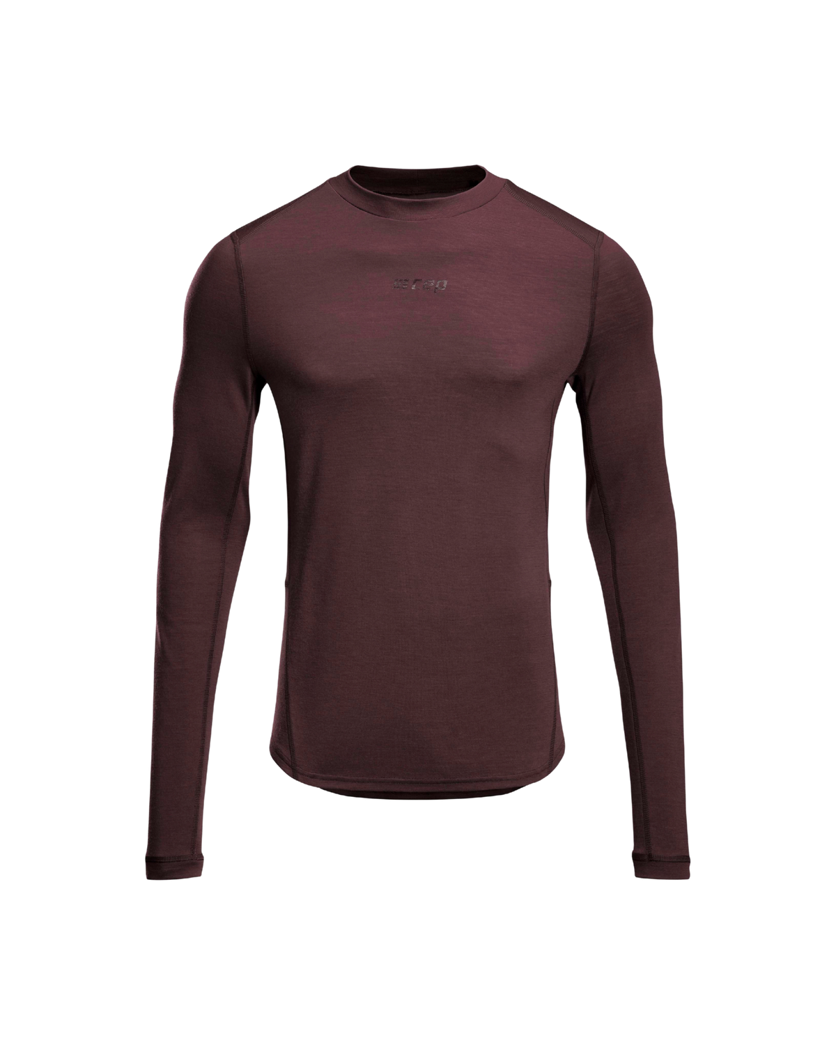 Cold Weather Merino Long Sleeve Shirt, Men, Aubergine Merino