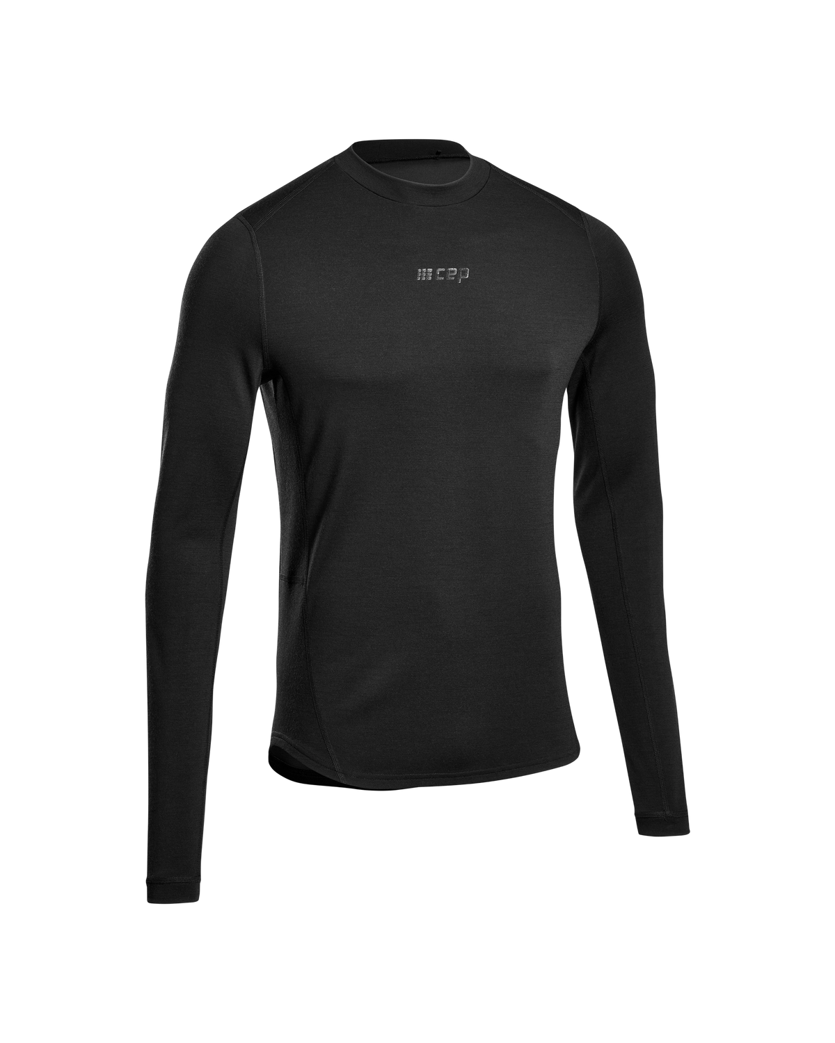 Cold Weather Merino Long Sleeve Shirt, Men, Black Merino