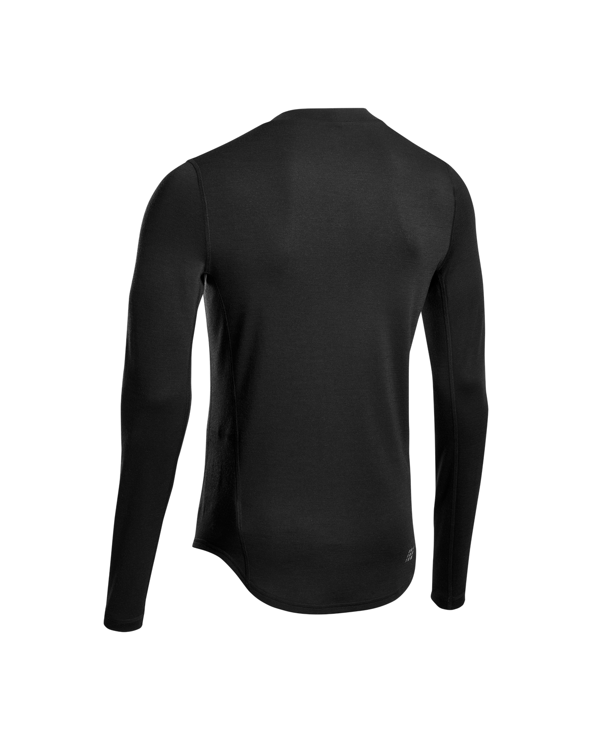 Cold Weather Merino Long Sleeve Shirt, Men, Black Merino