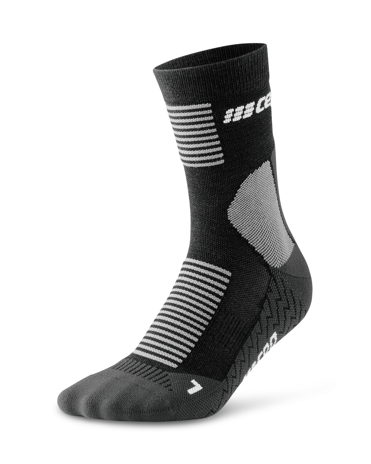Cold Weather Mid Cut Compression Socks, Women, Black