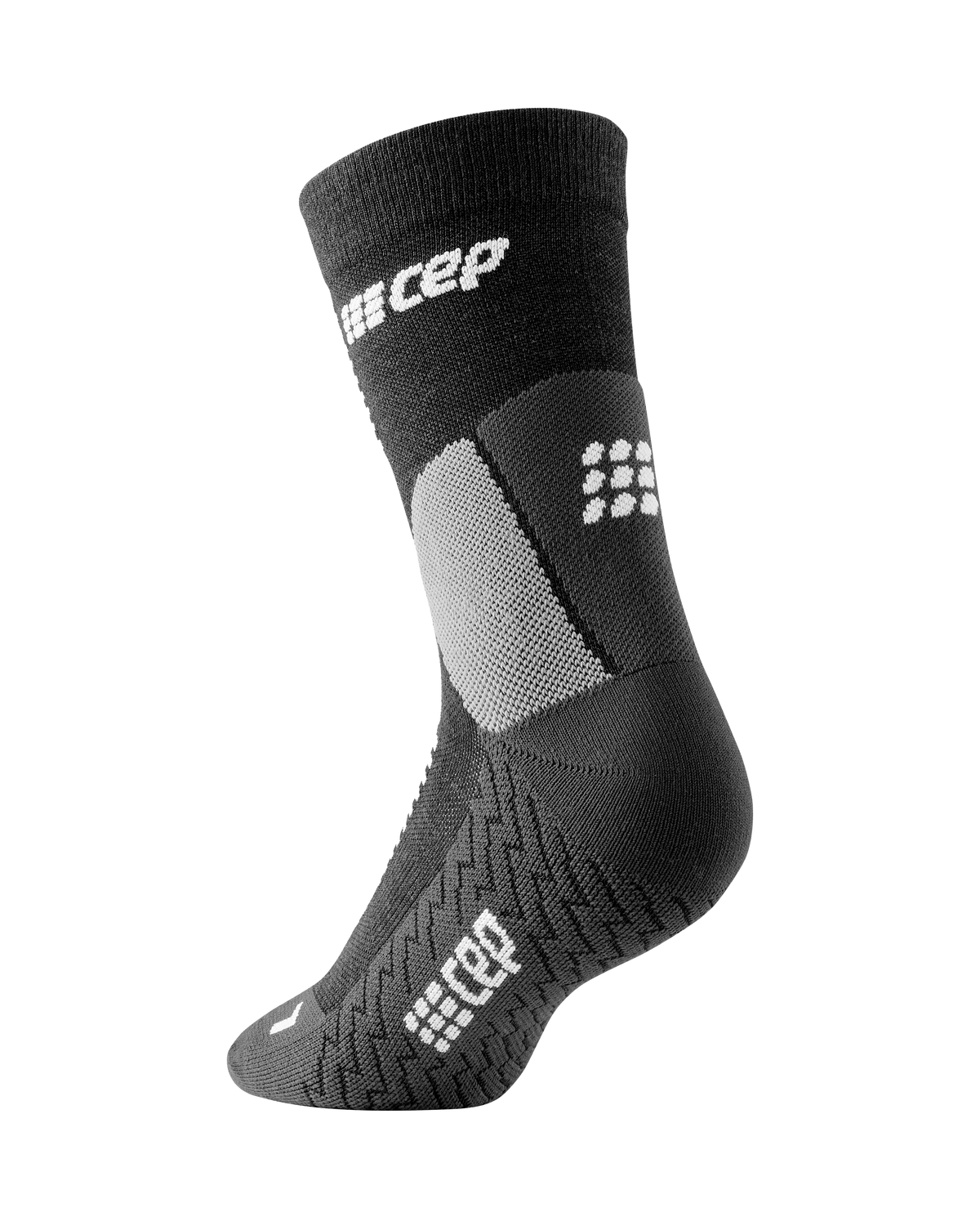 Cold Weather Mid Cut Compression Socks, Women, Black