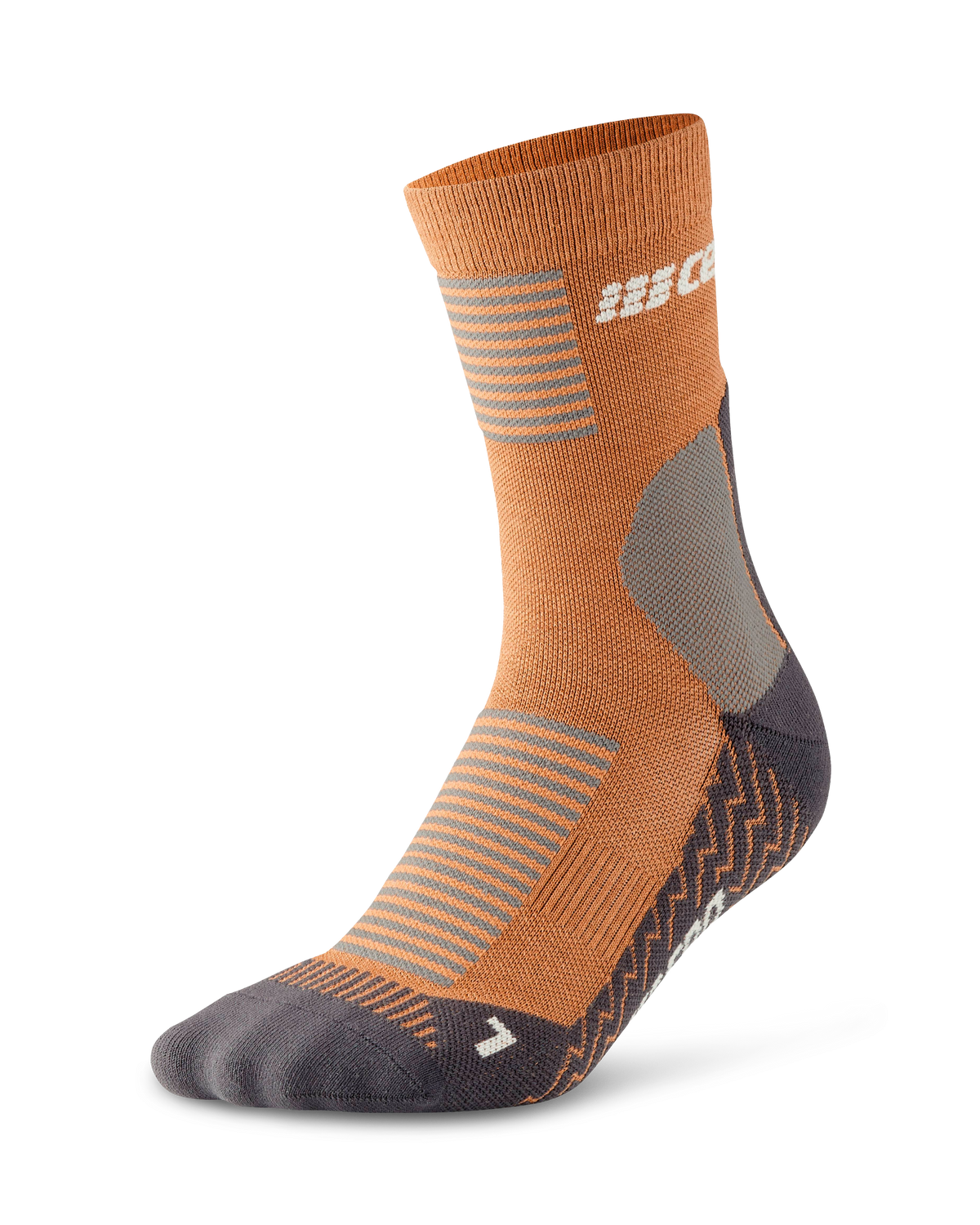 Cold Weather Mid Cut Compression Socks, Women, Caramel