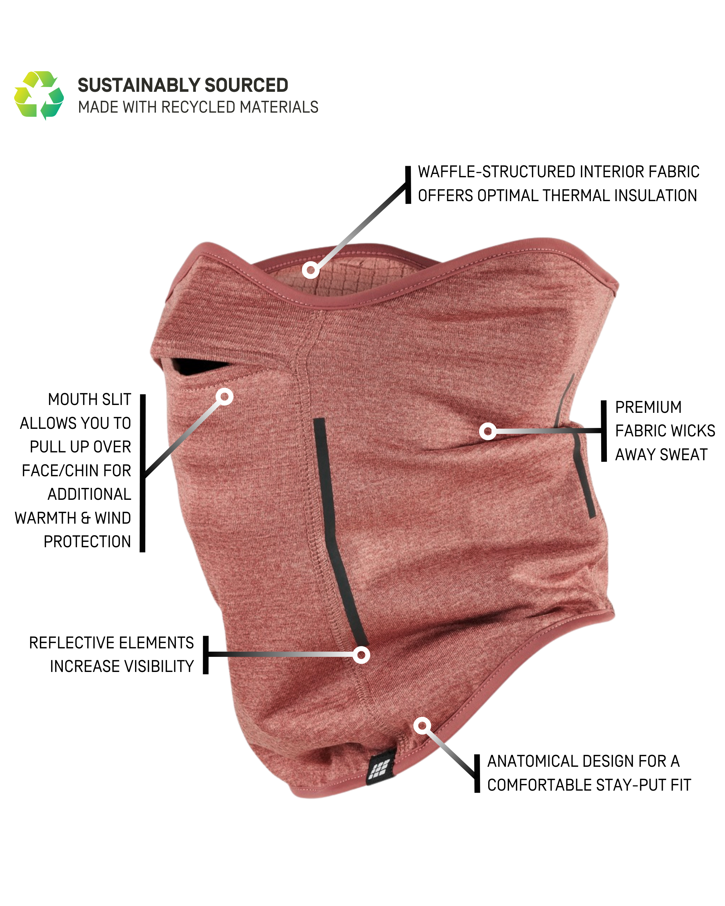 Cold Weather Neck Warmer | CEP Activating Compression Sportswear Cold Weather Neck Warmer | CEP Activating Compression Sportswear