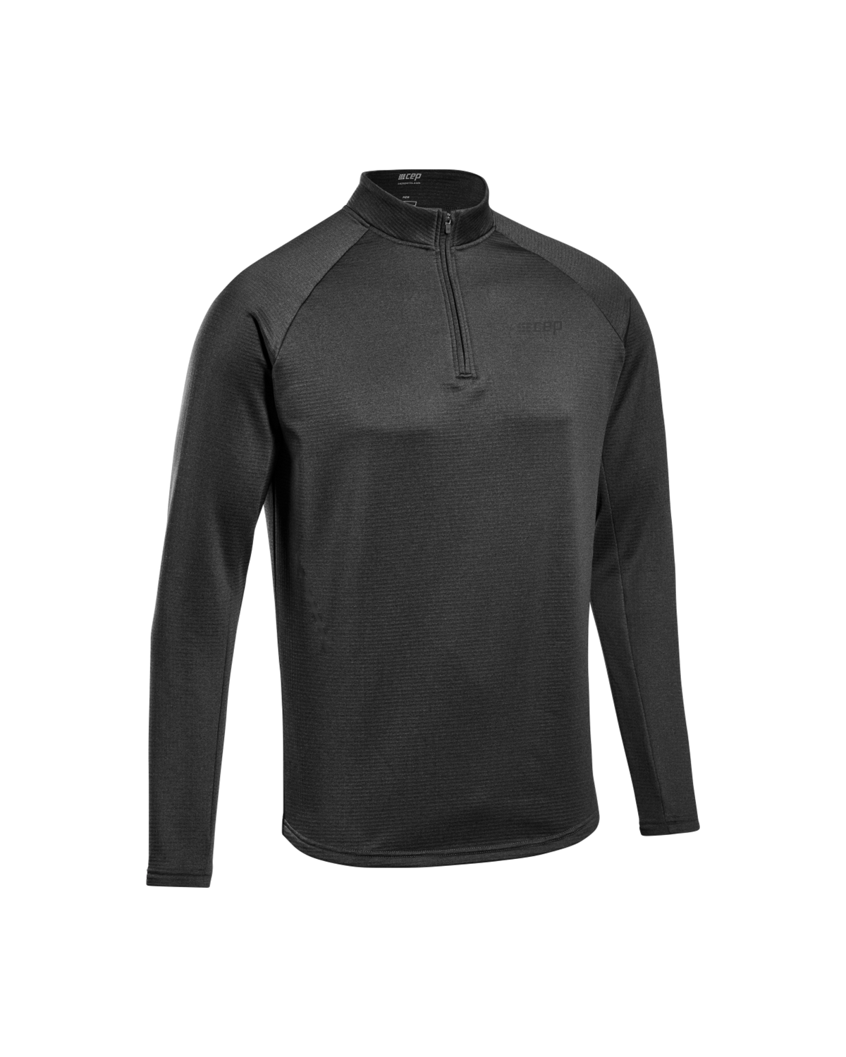 Cold Weather Quarter Zip Pullover, Men, Black