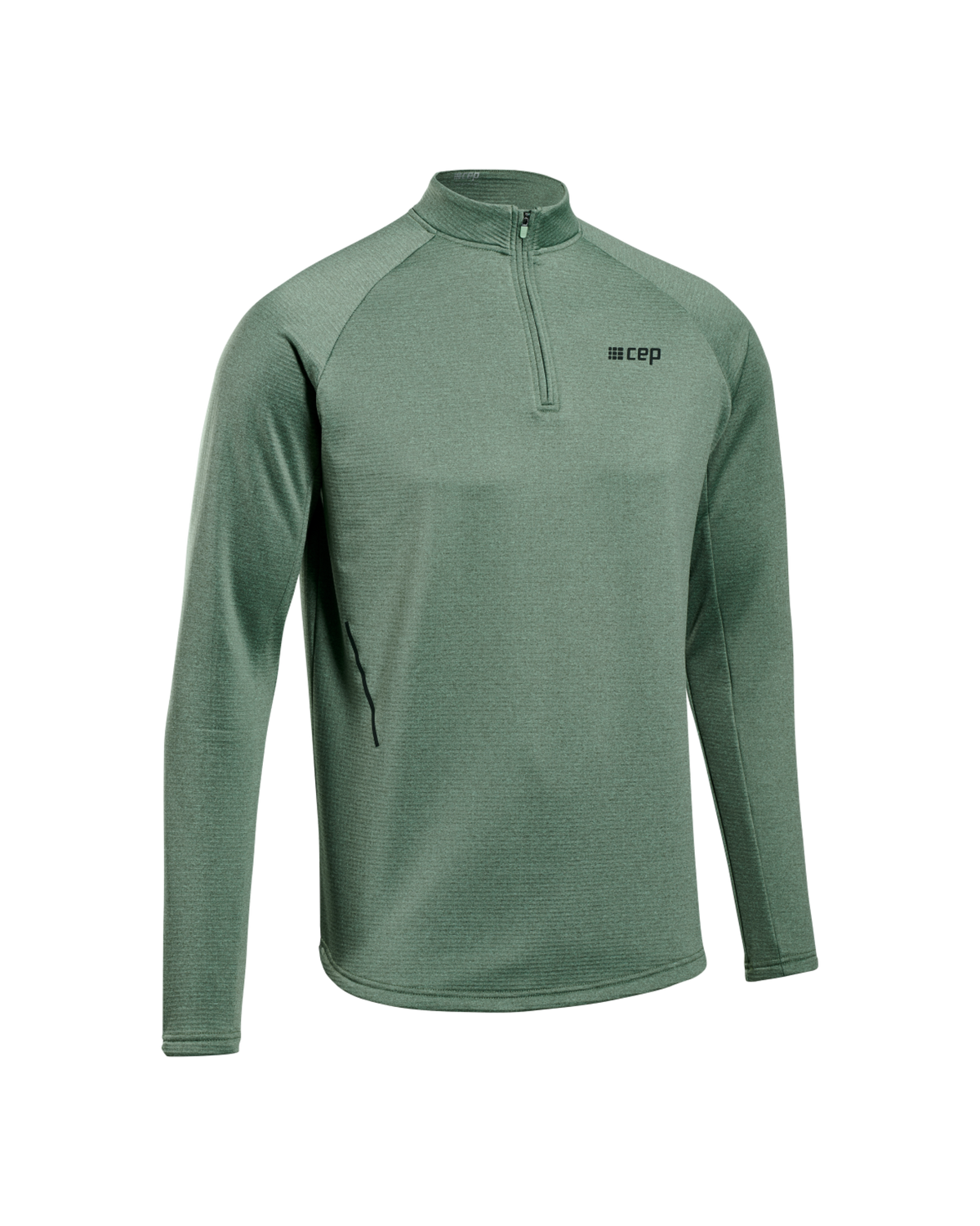 Cold Weather Quarter Zip Pullover, Men, Soft Green