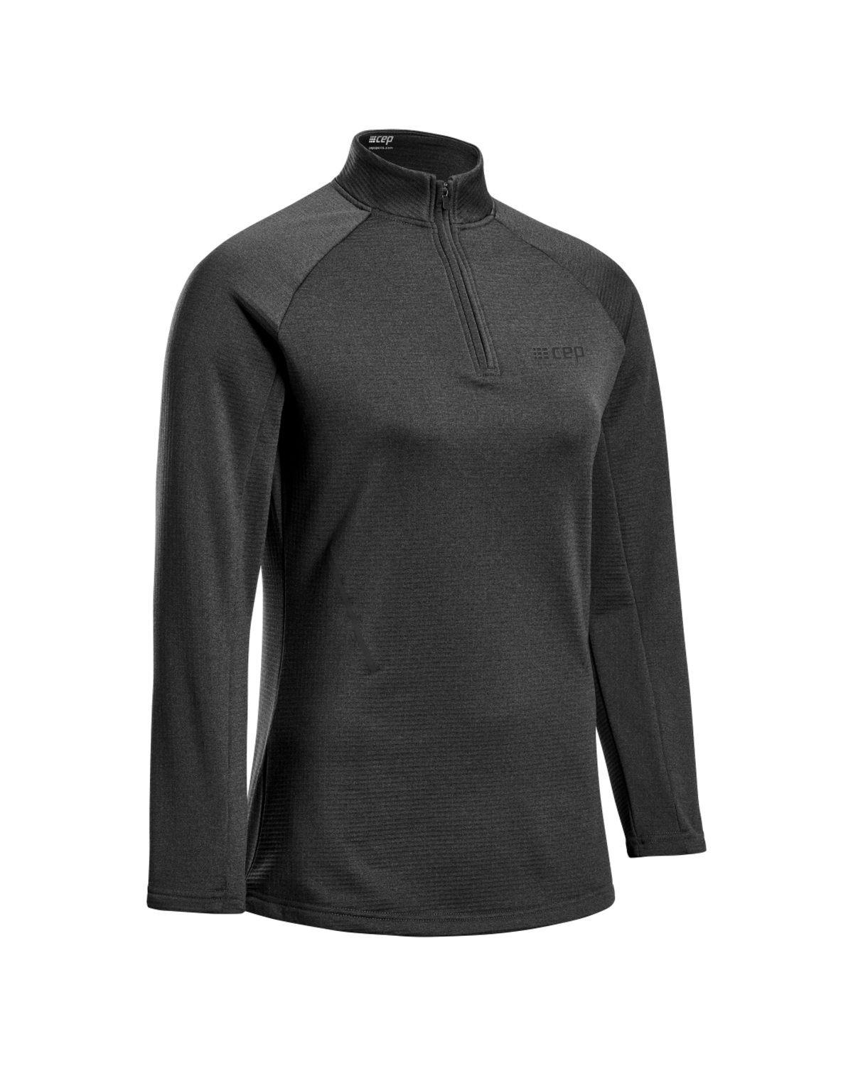 Cold Weather Quarter Zip Pullover, Women, Black