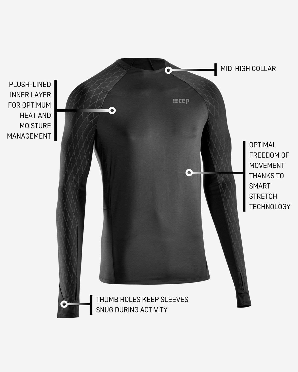 Cold Weather Shirt, Men (Discontinued), Black