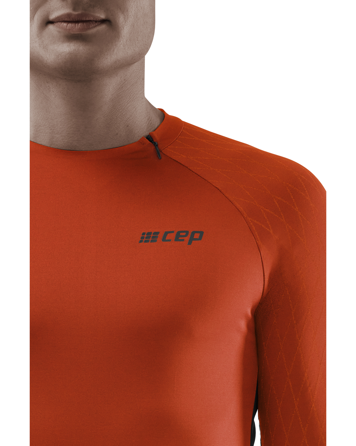 Cold Weather Shirt, Men (Discontinued), Dark Orange, close-up detail