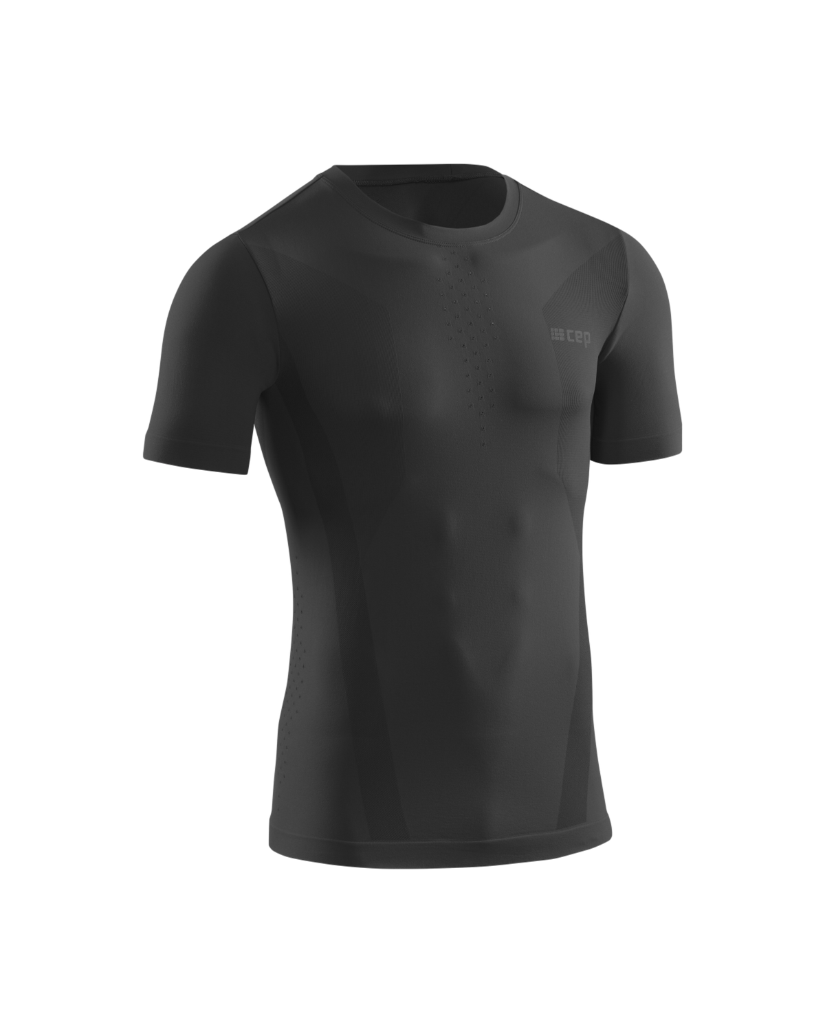 Cold Weather Short Sleeve Base Shirt, Men, Black
