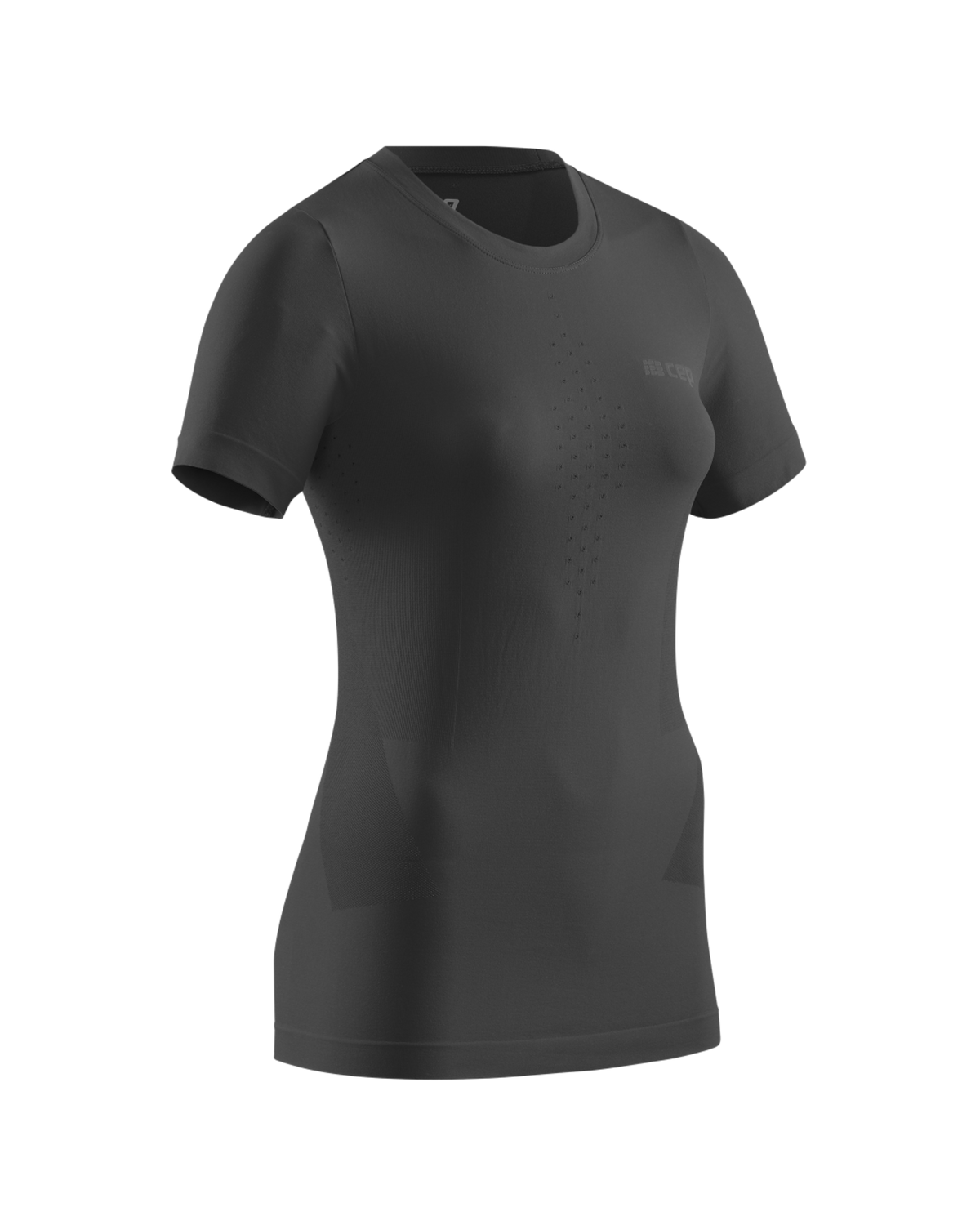 Cold Weather Short Sleeve Base Shirt, Women, Black