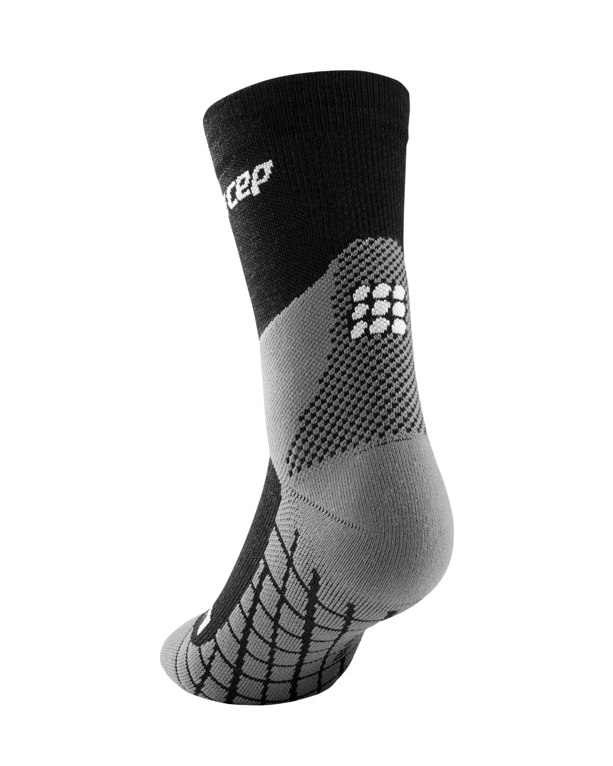 Hiking Light Merino Mid Cut Compression Socks, Women, Black