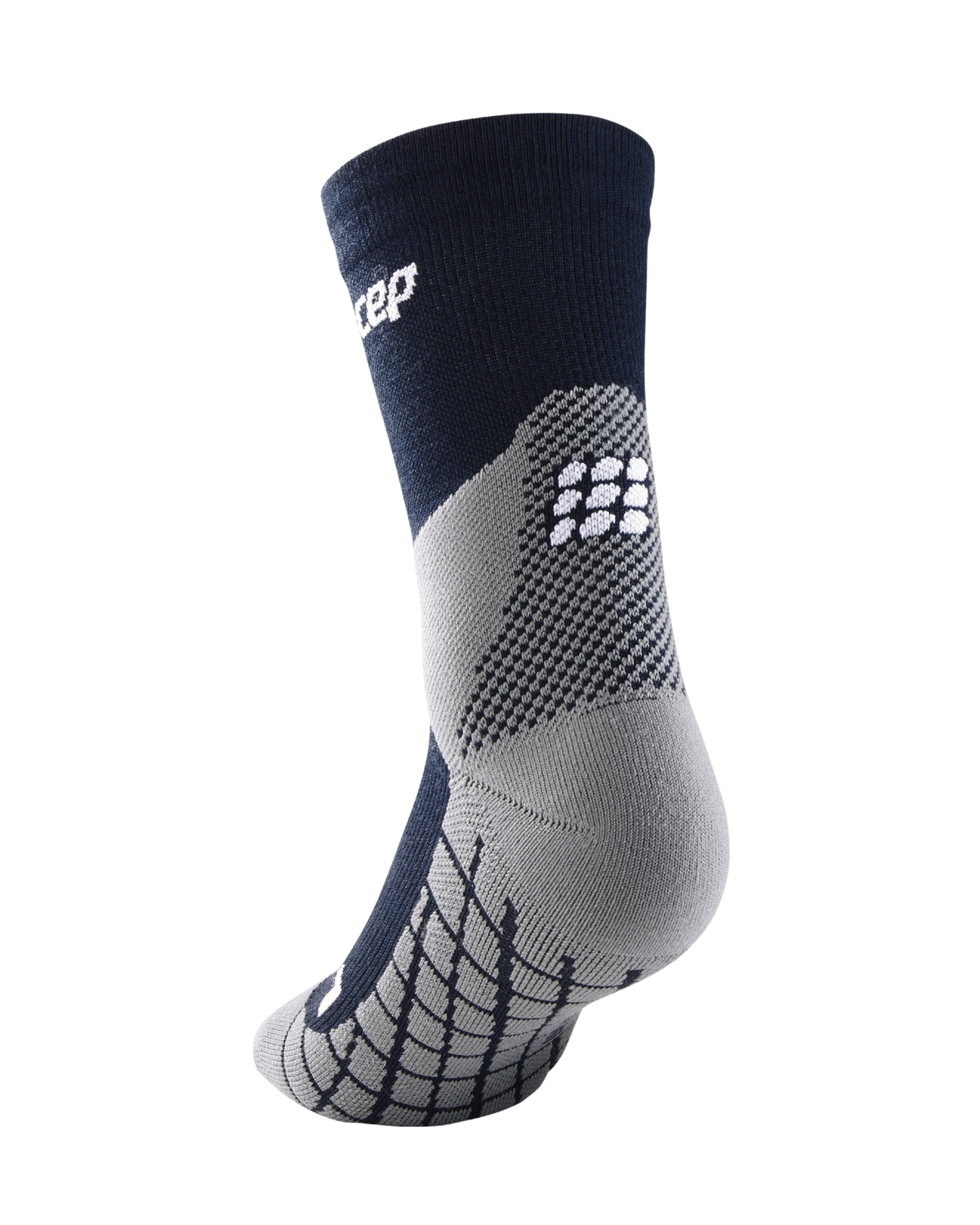 Hiking Light Merino Mid Cut Compression Socks, Women, Dark Navy
