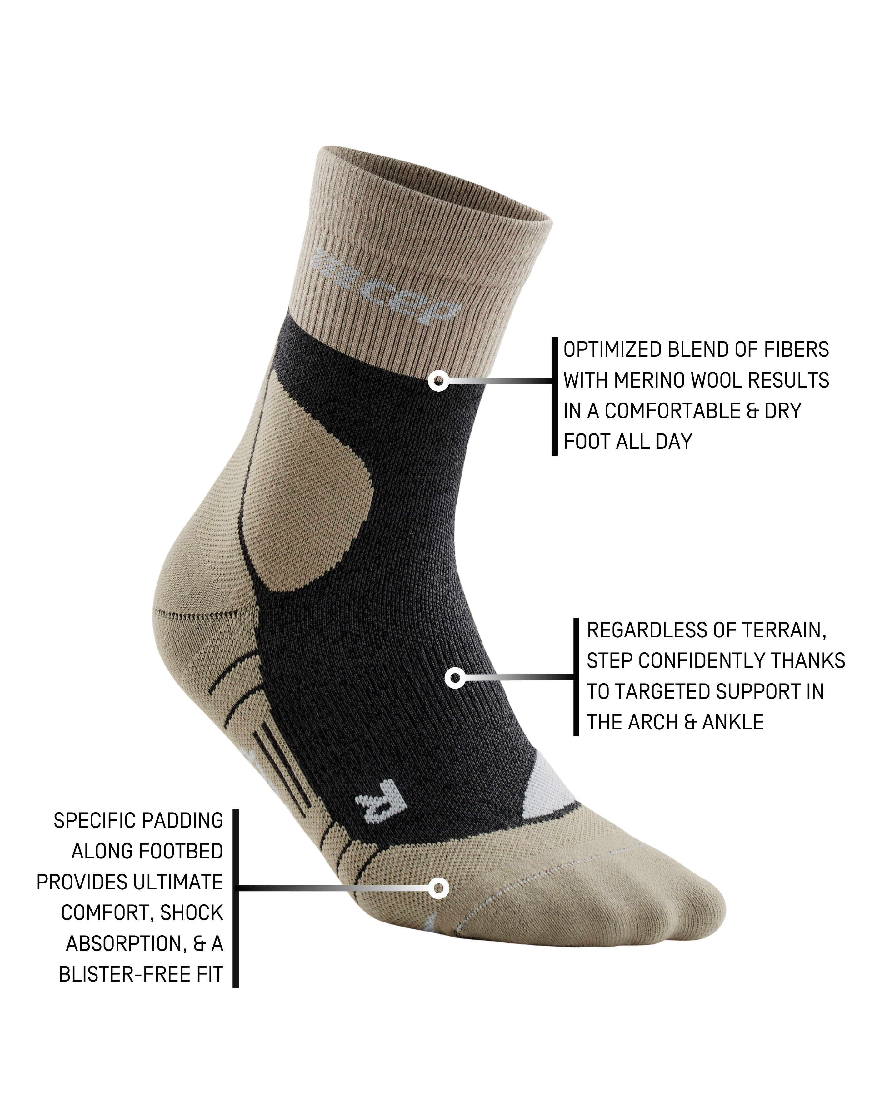 Calzini Trekking CMP Unisex - Tecnologia Dryarn Per Piedi Asciutti - Foto 11