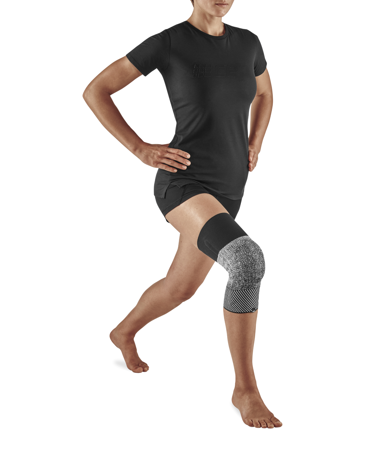 Max Support Knee Sleeve, Multi-Black/White