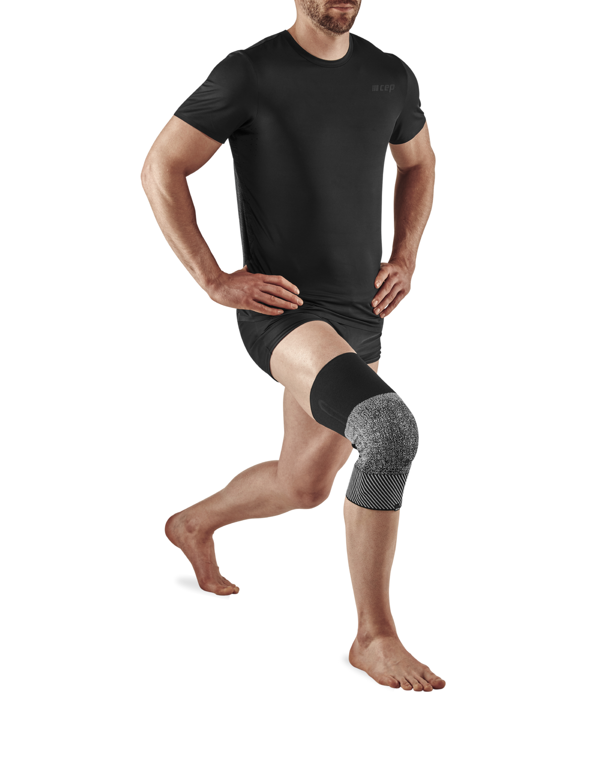 Max Support Knee Sleeve, Multi-Black/White