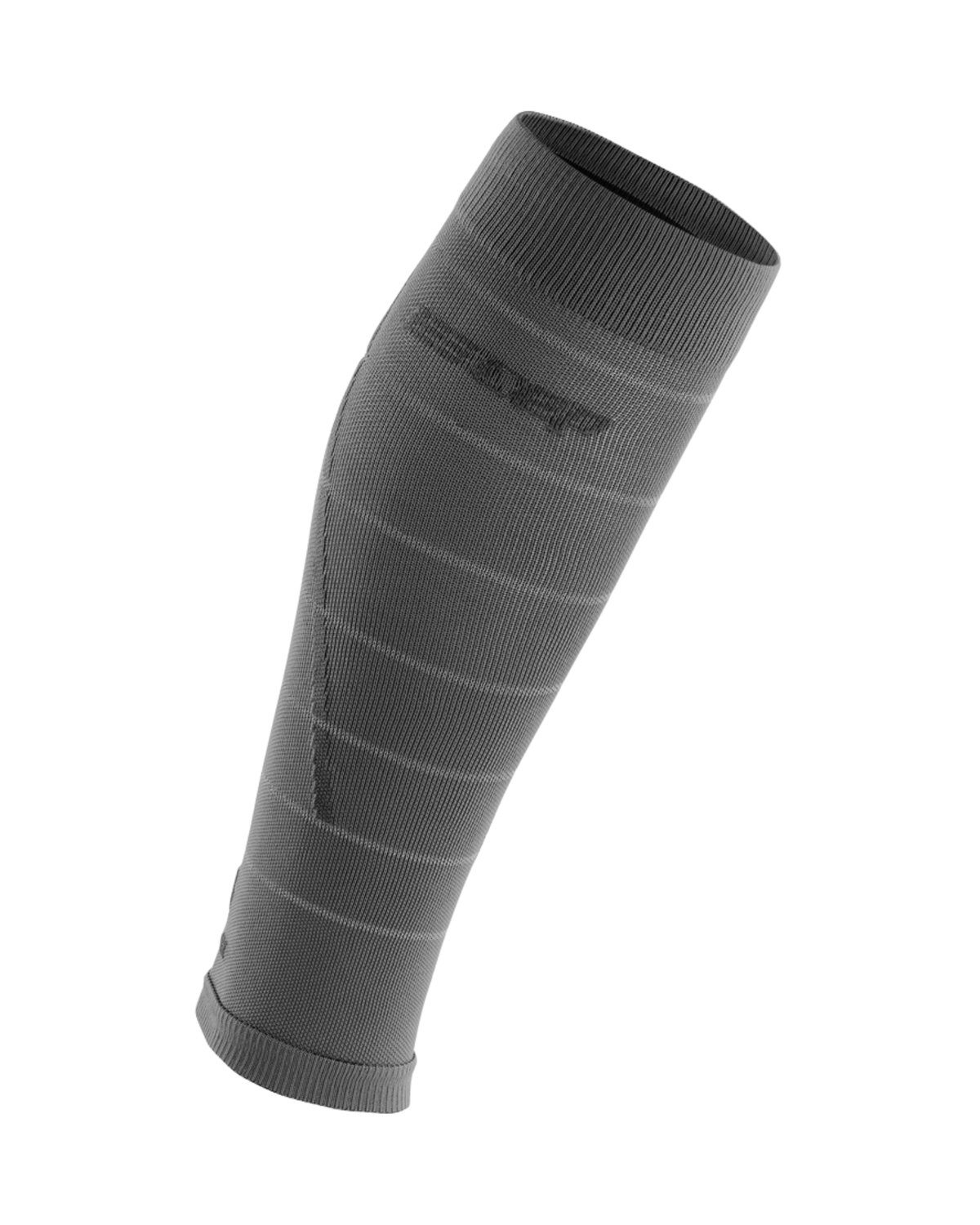 Reflective Compression Calf Sleeves, Men, Grey/Silver