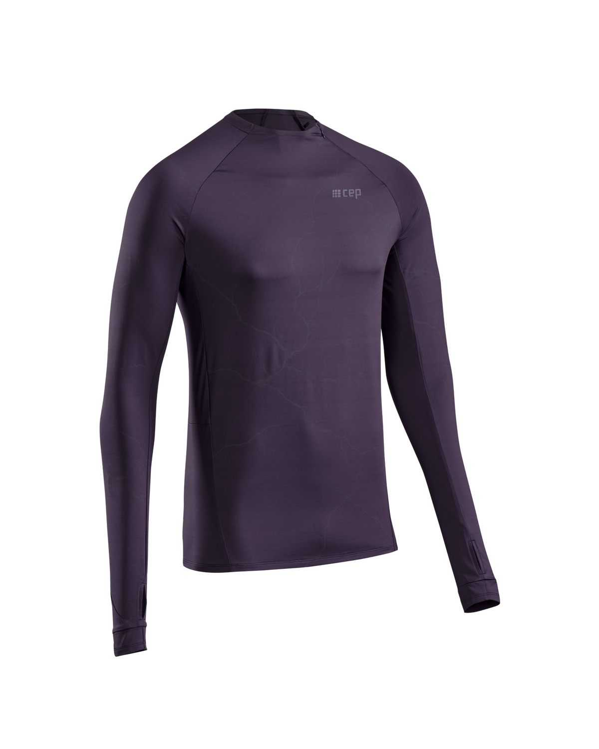 Reflective Long Sleeve Shirt, Men, Purple