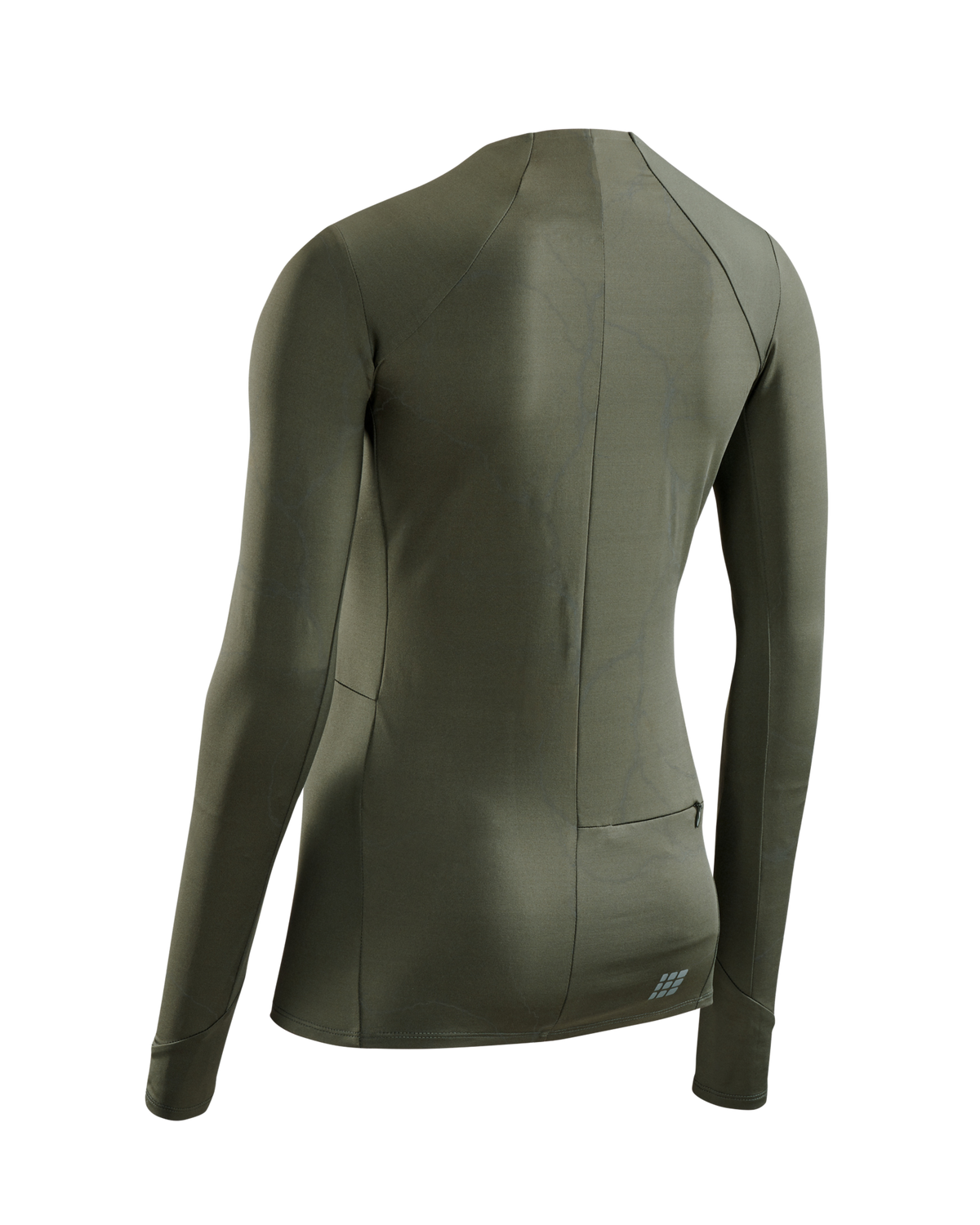 Reflective Long Sleeve Shirt, Women, Dark Green