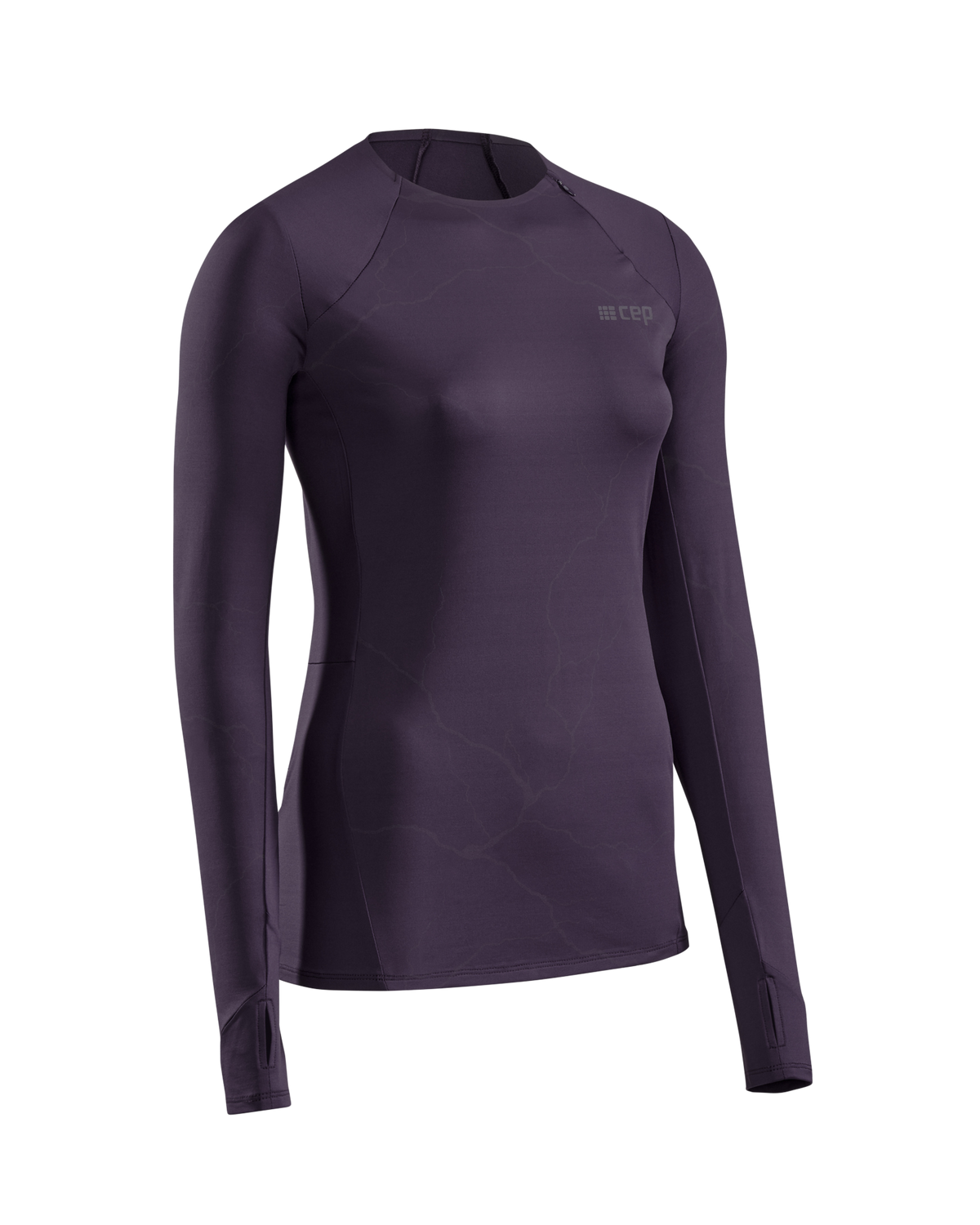 Reflective Long Sleeve Shirt, Women, Purple